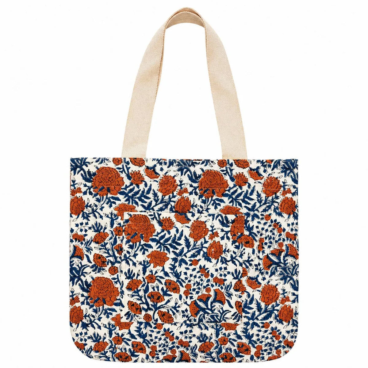 ANJU CANVAS POCKET TOTE MARIGOLD WONDERS