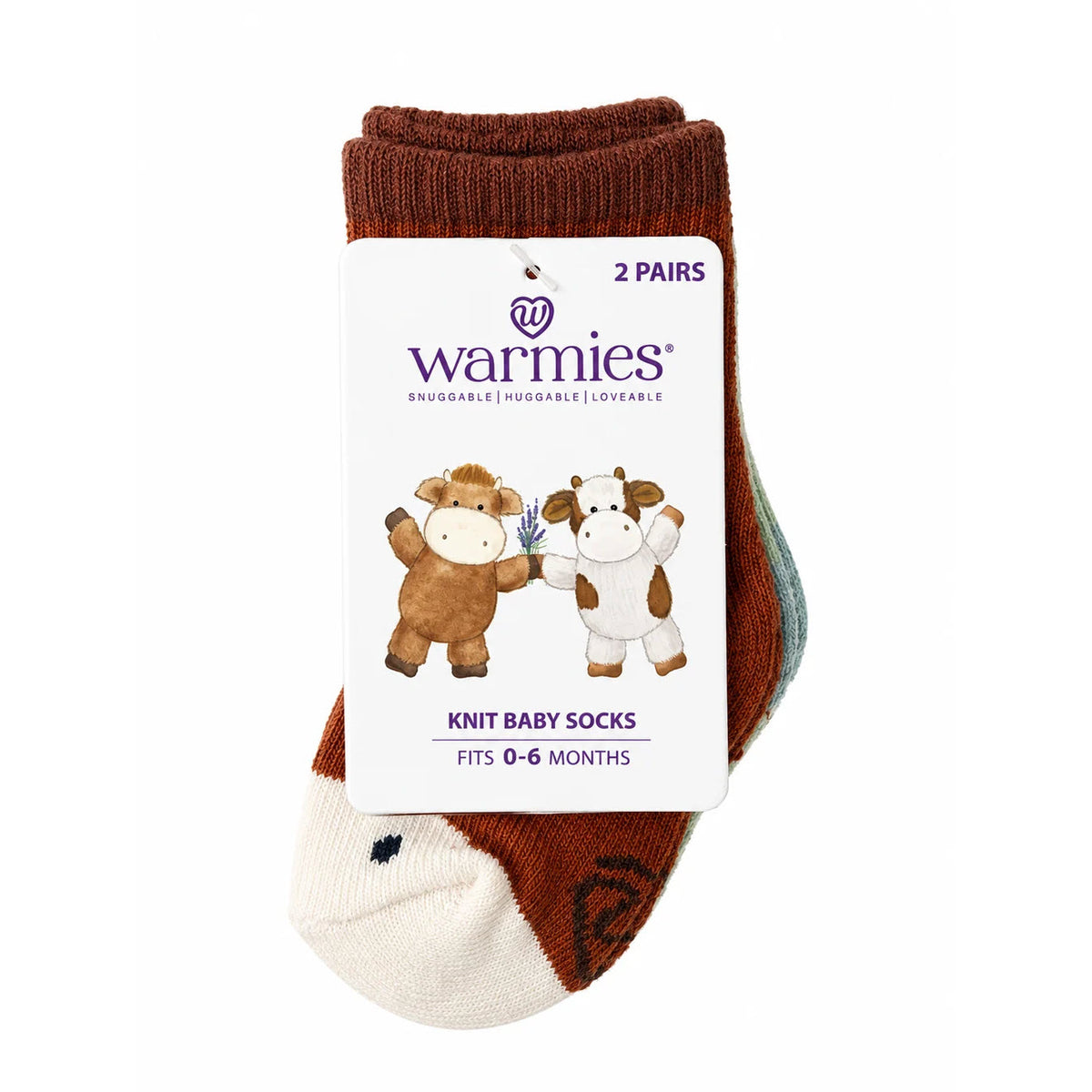 WARMIES HILLSIDE BABY SOCK SET 0-6 MONTHS