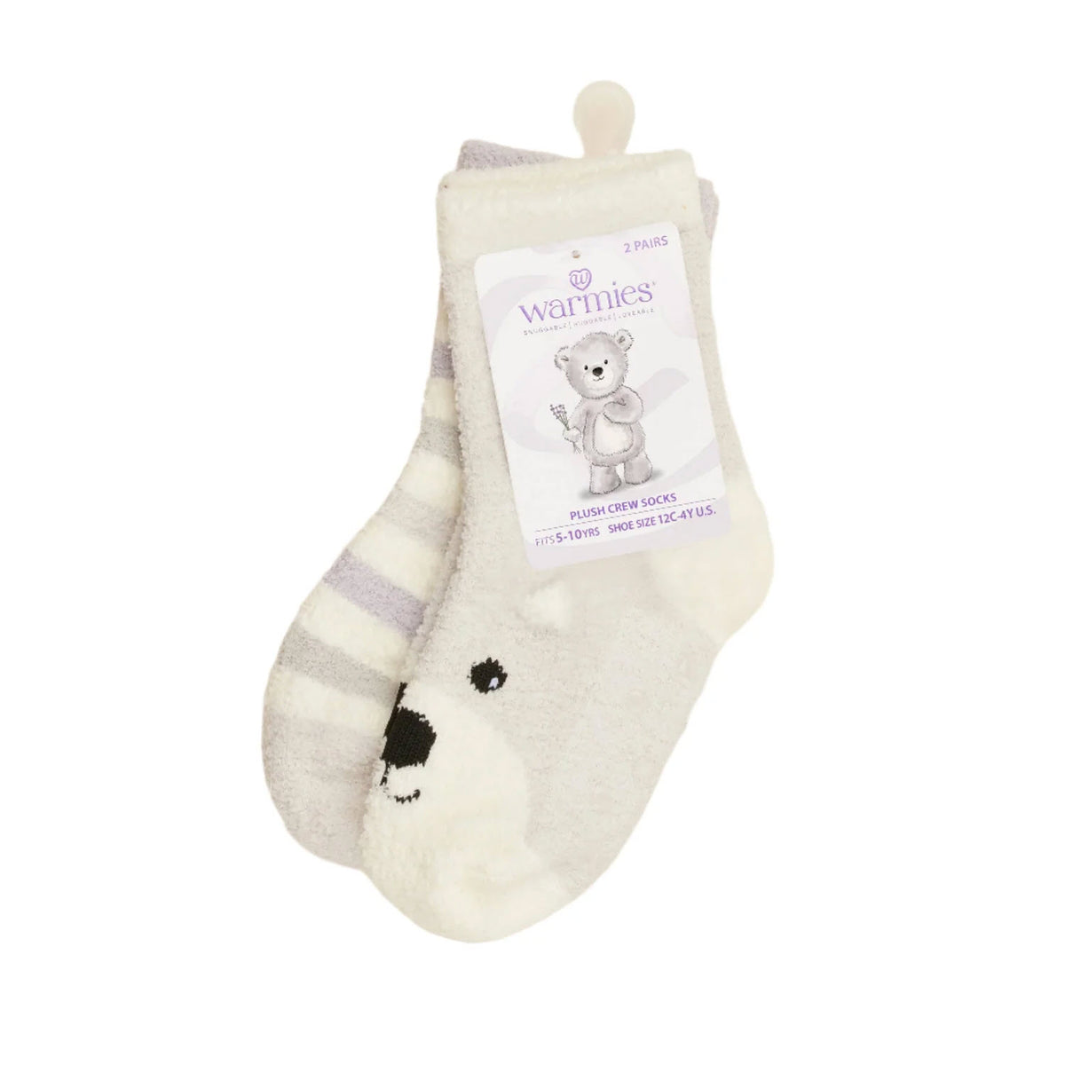 WARMIES BEAR CREW SOCK SET 3-5 YEARS