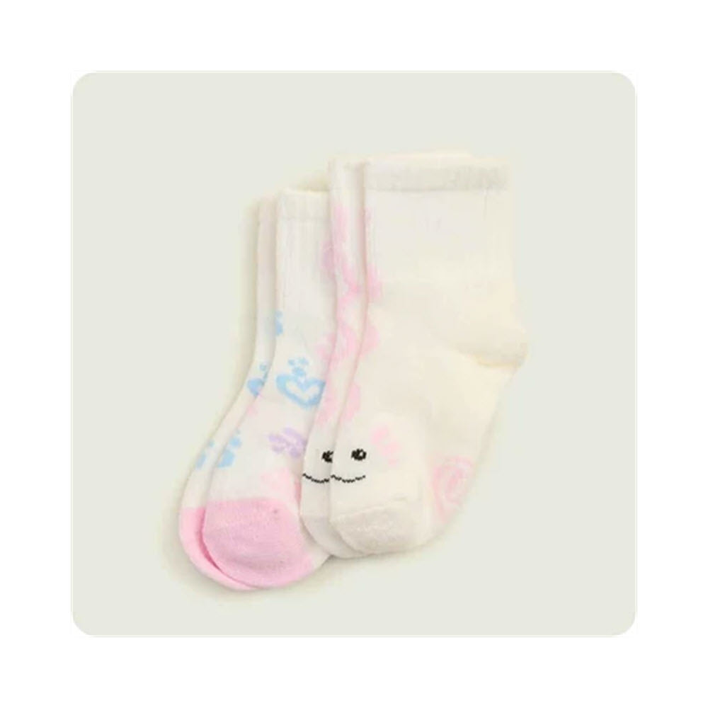 WARMIES AXOLOTL BABY SOCKS SET 6-12 MONTHS