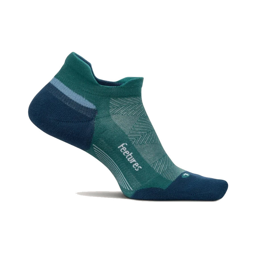 FEETURES ELITE MAX CUSHION NO SHOW TAB SOCKS WOODLAND FOREST - WOMENS