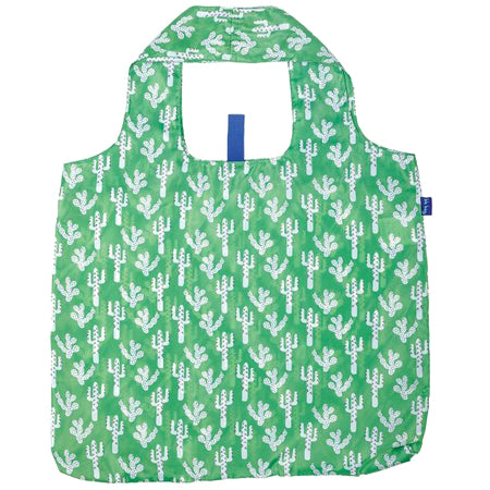 Rockflowerpaper Blu Bag with eco-friendly cactus print design.