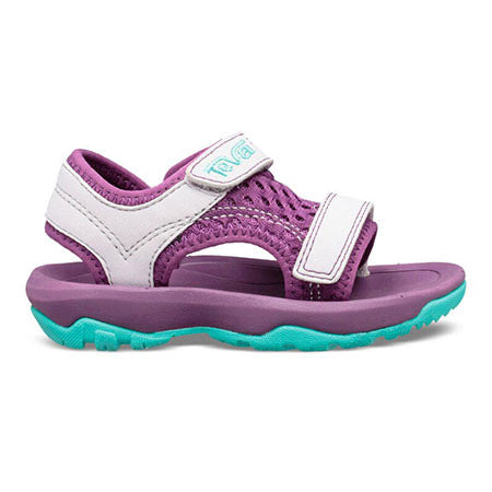 Purple and white Teva Psyclone XLT Gloxinia/Iris sandals with adjustable straps and a breathable mesh upper.