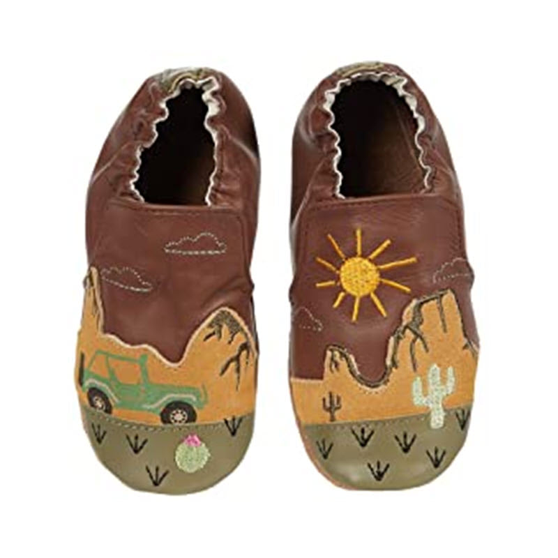ROBEEZ INDIO TAN LEATHER - TODDLER