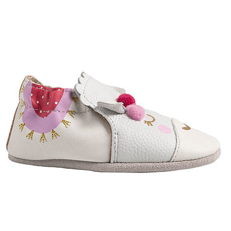 ROBEEZ LUNA WHITE LEATHER - TODDLERS