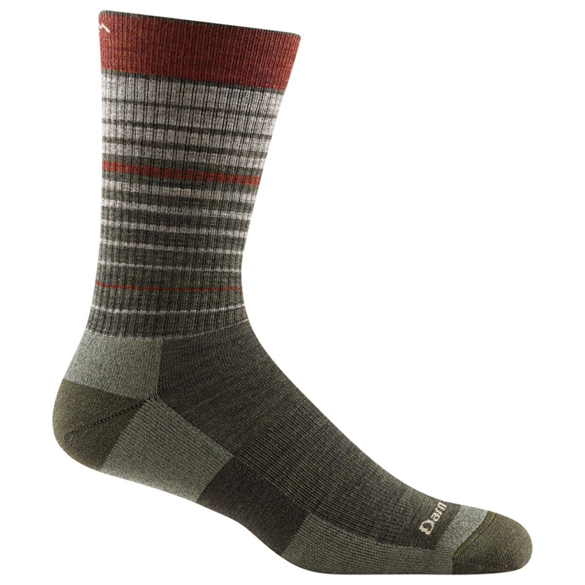 DARN TOUGH FREQUENCY CREW SOCKS FOREST - MENS