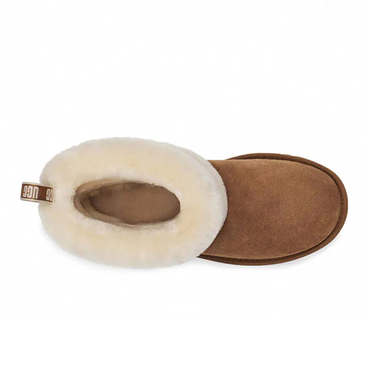 UGG FLUFF MINI QUILTED CHESTNUT - WOMENS
