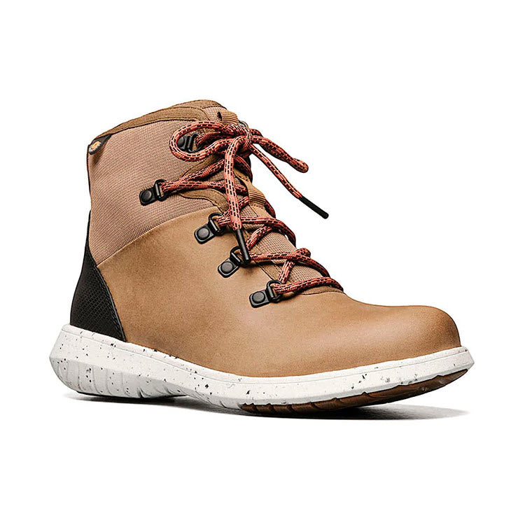 Bogs JUNIPER HIKER TOFFEE - WOMENS with Max-Wick technology waterproof hiking boot isolated on a white background.