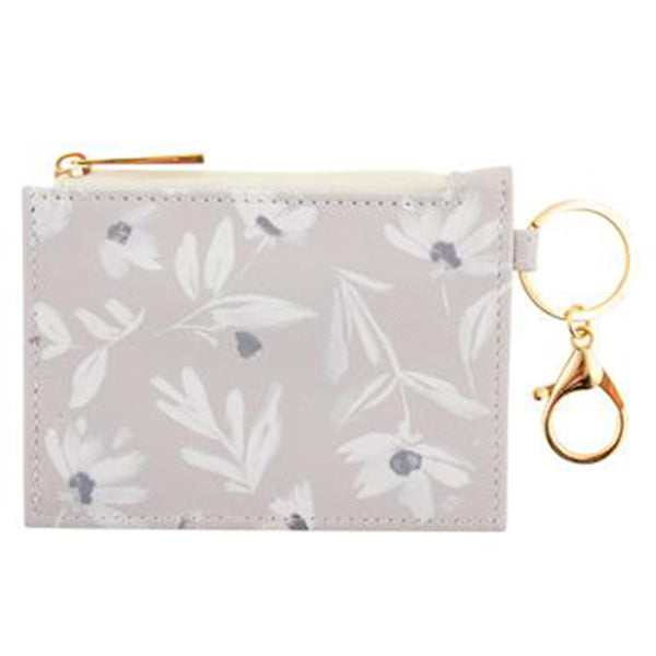 Replace with: Compact Karma Marlow Floral-patterned zip ID holder with keyring.