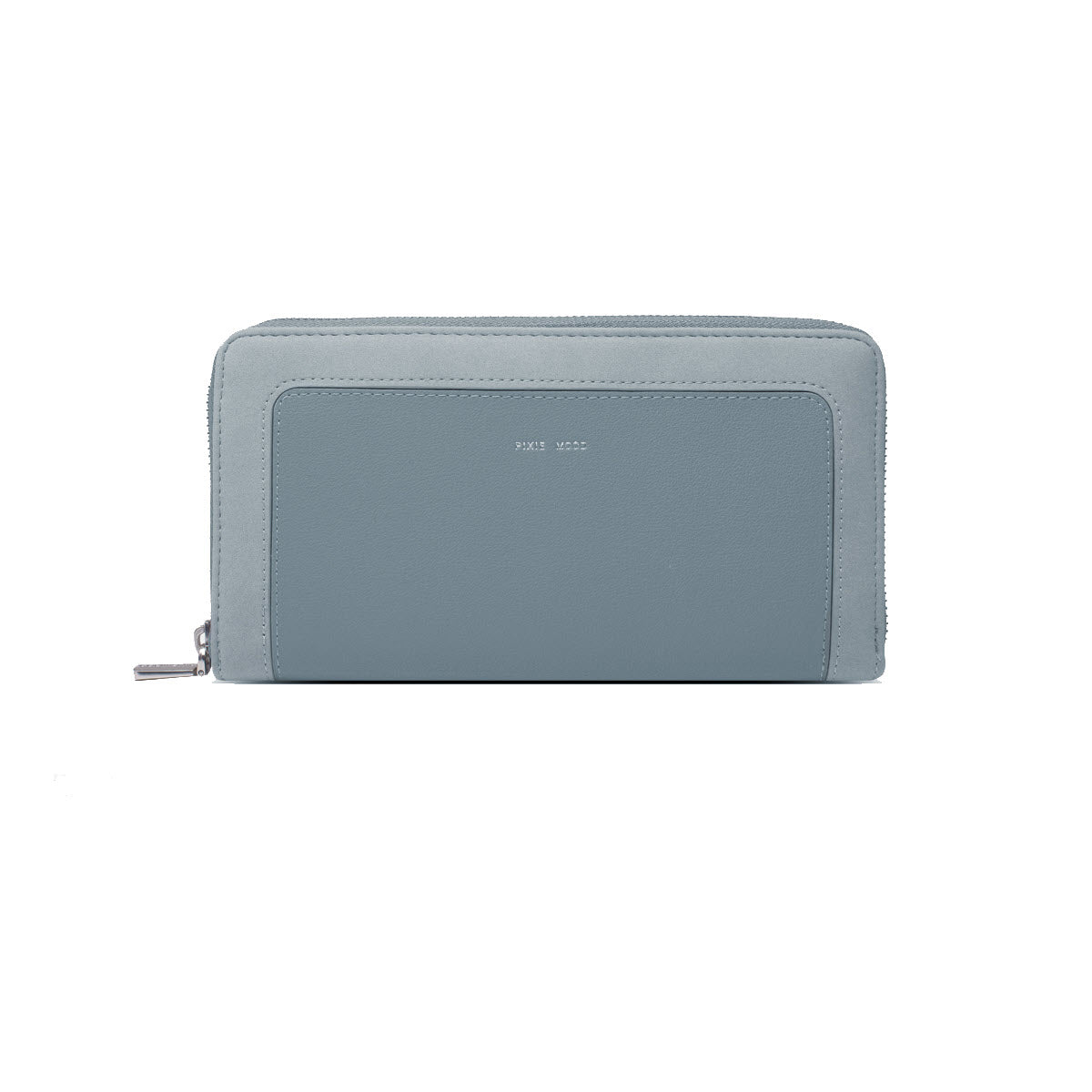 Blue Pixie Mood Emma Zip Around Wallet Mineral on a white background.