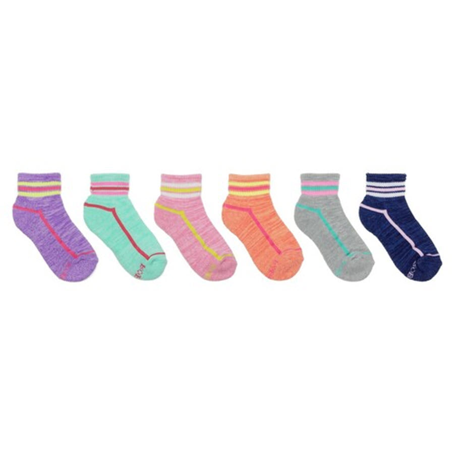 A variety of Robeez Quarter socks displayed in a row against a white background.