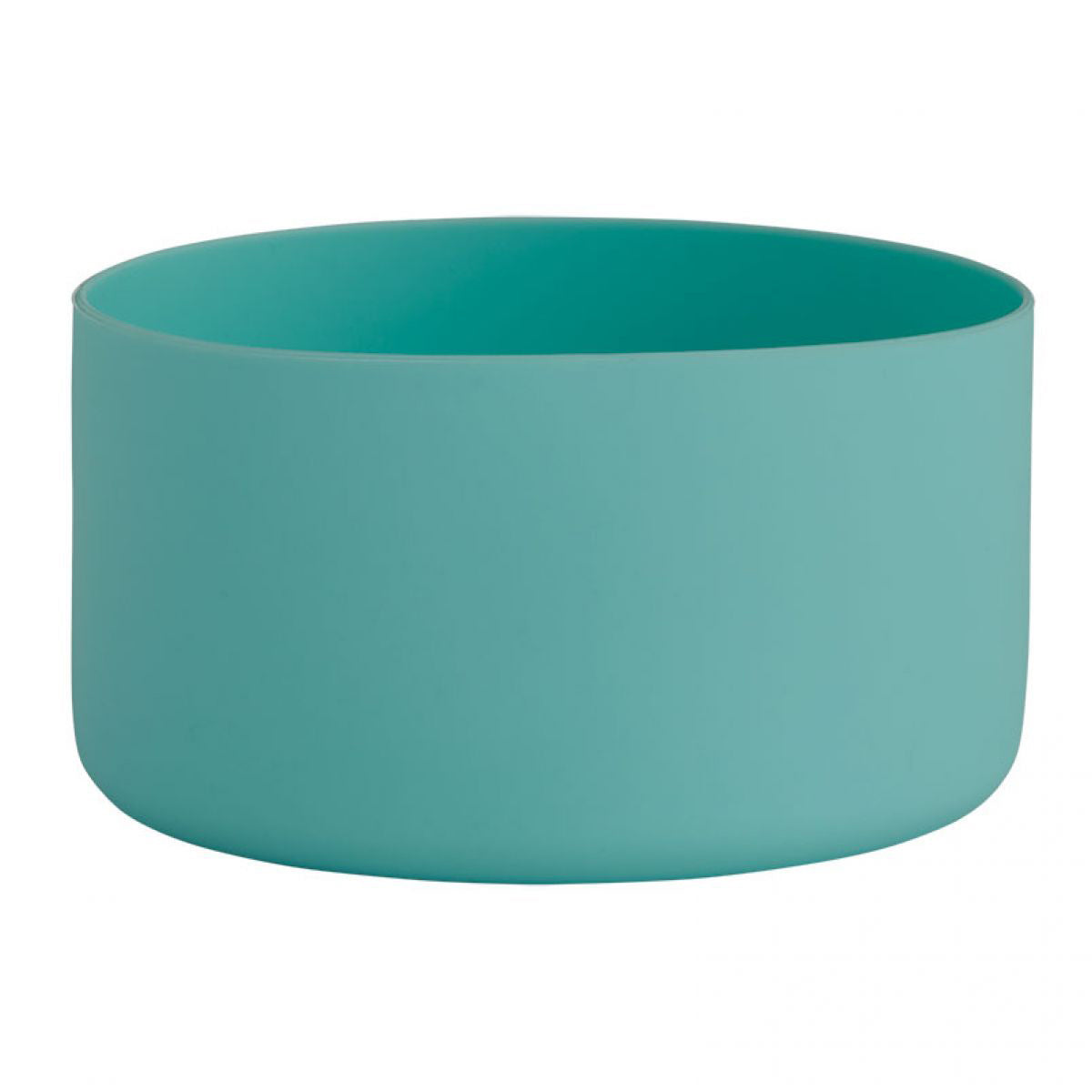 A simple turquoise Hydro Flask Bottle Boot Medium Alpine with a matte finish.