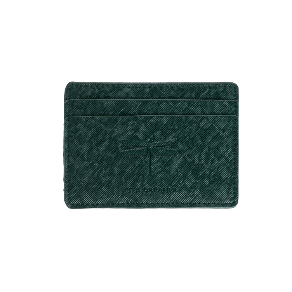 Sophie Allport Sophie Allport card holder dragonfly with embossed logo on a white background.