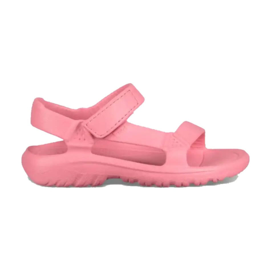 Teva Hurricane Drift Pink Lemonade - Kids outdoor sandal with an adjustable hook-and-loop strap on a white background.