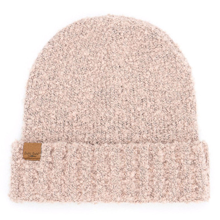 BRITTS KNITS COMMON GOOD BEANIE HAT PINK