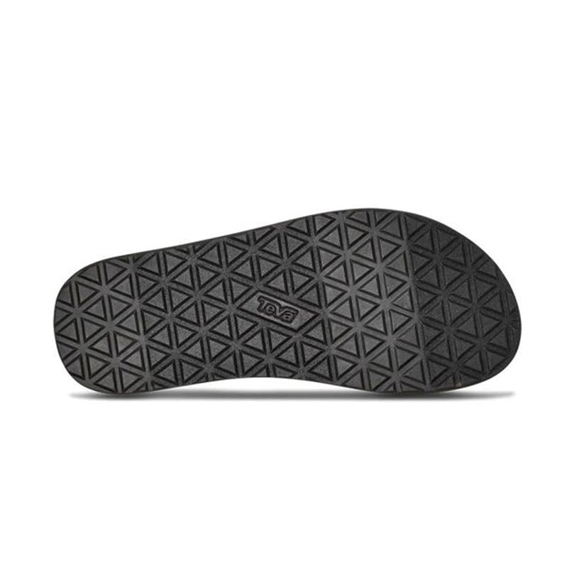 The image shows the textured sole of a Teva sandal with visible Teva brand marking.