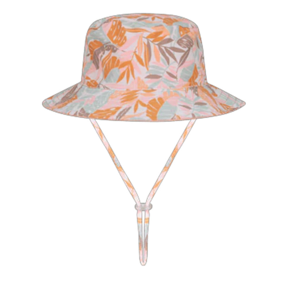 Reversible Millymook Demi Bucket Blush swim hat with chin strap.