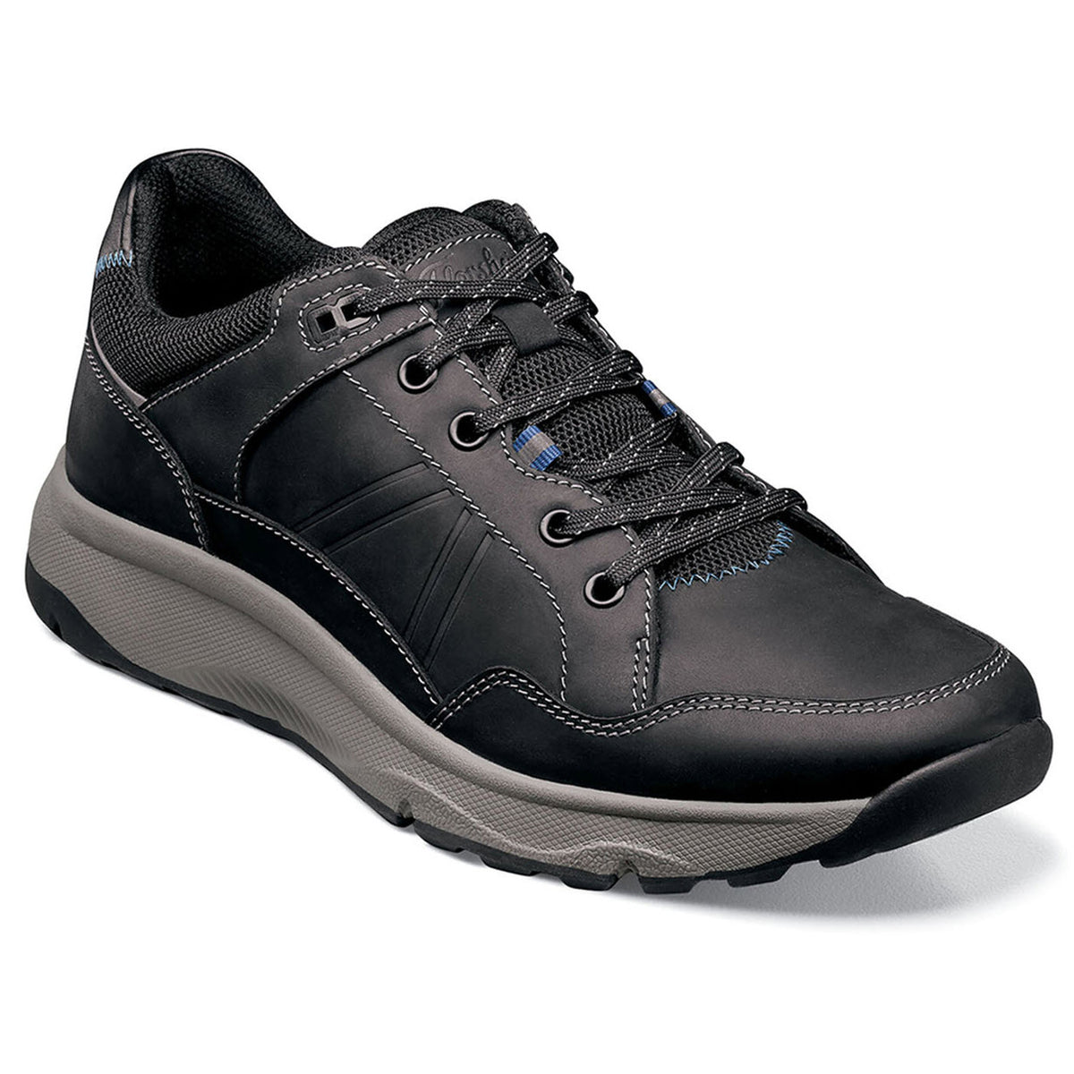Florsheim hiking shoe with Comfortech footbed on a white background.