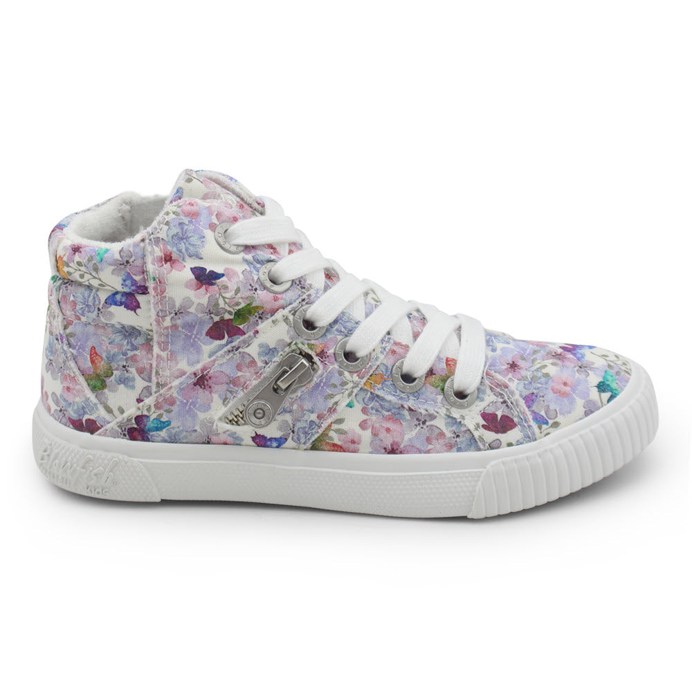High-top sneaker with floral print design and super foam insole. 
Product Name: BLOWFISH FRUITCAKE LILAC SENTOSA - KIDS
Brand Name: Blowfish