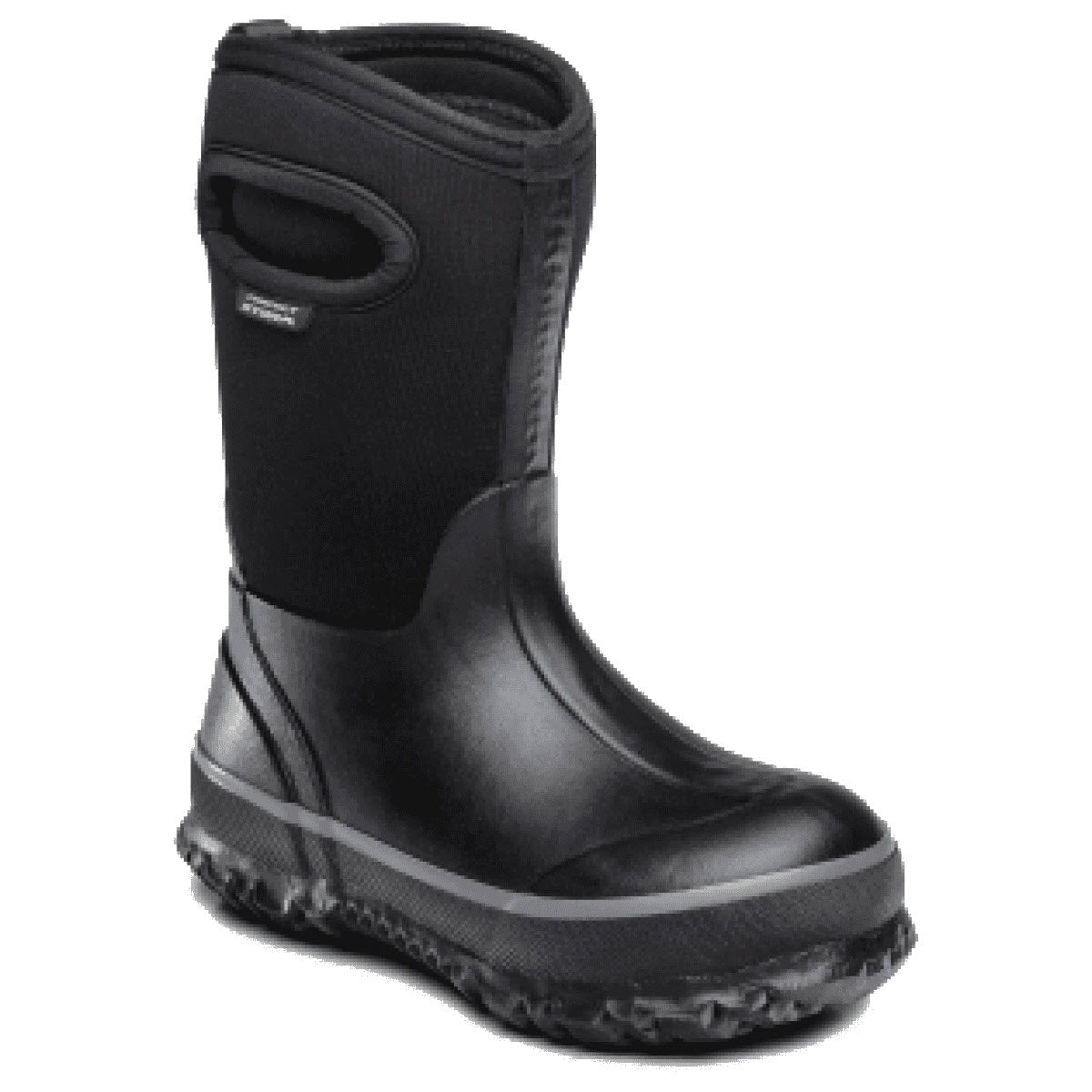 Perfect Storm Classic High Black/Grey - Kids waterproof insulated boot with neoprene insulation shaft and non-slip outsole.