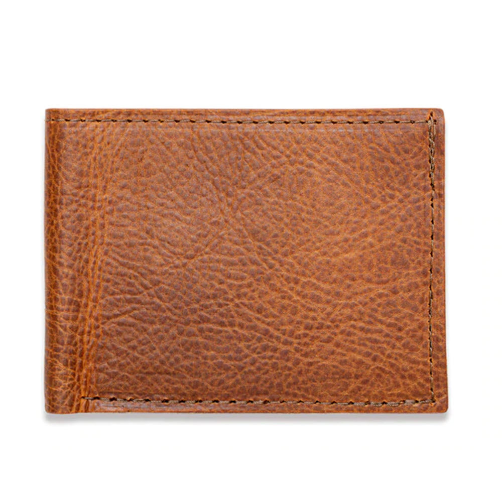 Rogue Heritage Wallet Brown Bison on a white background.