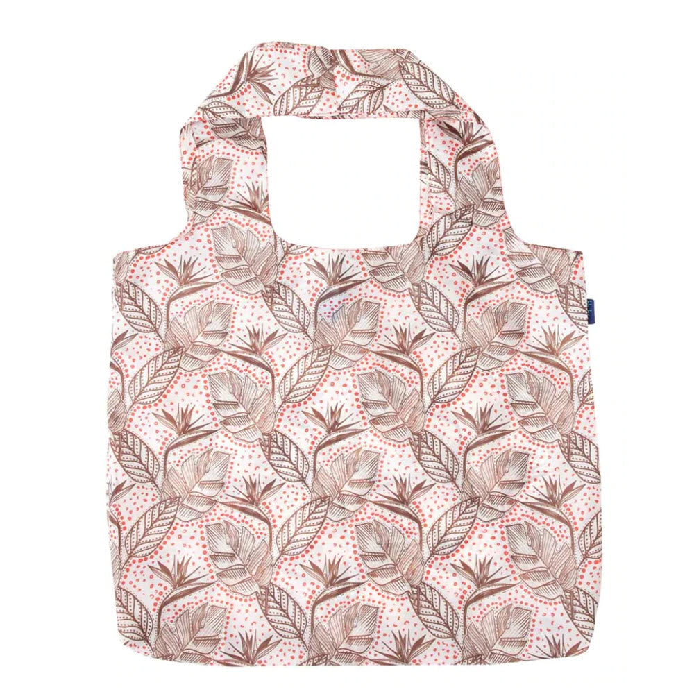 BLU BAG HANDMADE FOLIAGE shopping bag from Rockflowerpaper, perfect for farmer&#39;s markets.