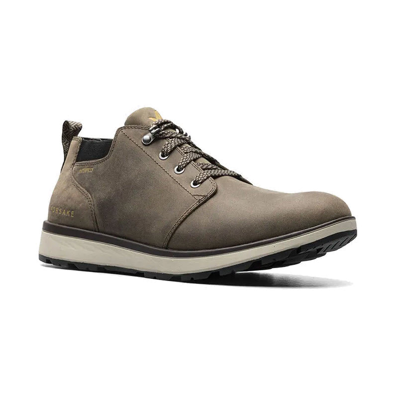 A Forsake Davos Mid Loden Waterproof - Mens shoe with waterproof-grade leather and laces.