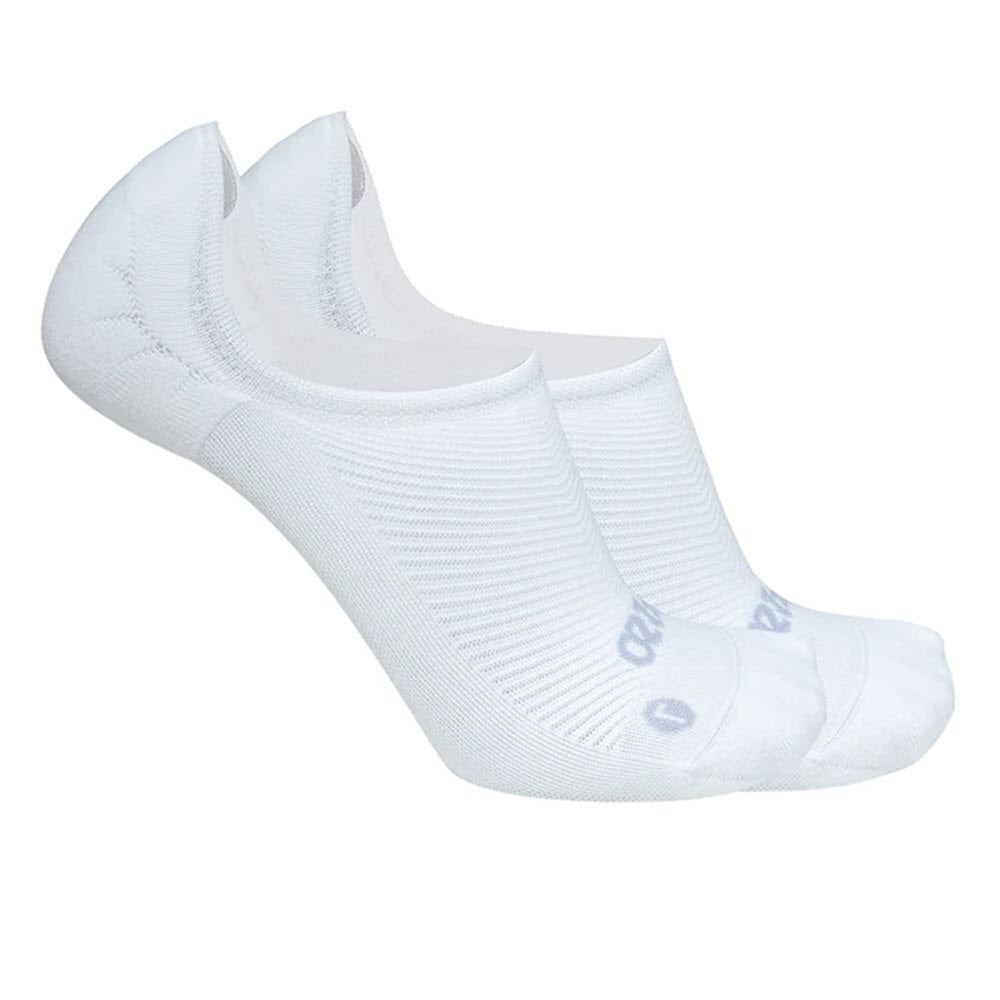 Two white, low-cut OS1ST NEKKID NO SHOW COMFORT SOCKS displayed against a plain background.